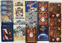1985-93 World Series Program Collection - Lot of 19