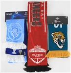 2000s Football Scarf Collection - Lot of 3 w/ Manchester United, Tampa Bay Buccaneers Munich Game & Jaguars/Colts International Game