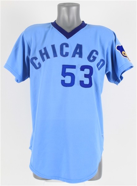 1976 Rick Monday Chicago Cubs Organizational Road Jersey (MEARS LOA)