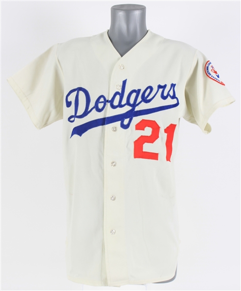 1976 Ed Goodson Los Angeles Dodgers Game Worn Home Jersey (MEARS LOA)