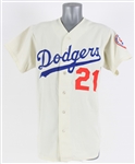 1976 Ed Goodson Los Angeles Dodgers Game Worn Home Jersey (MEARS LOA)