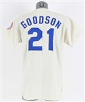 1976 Ed Goodson Los Angeles Dodgers Game Worn Home Jersey (MEARS LOA)
