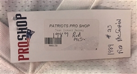 1989 Rod McSwain New England Patriots Team Issued Jersey (MEARS LOA/Patriots ProShop Tag)
