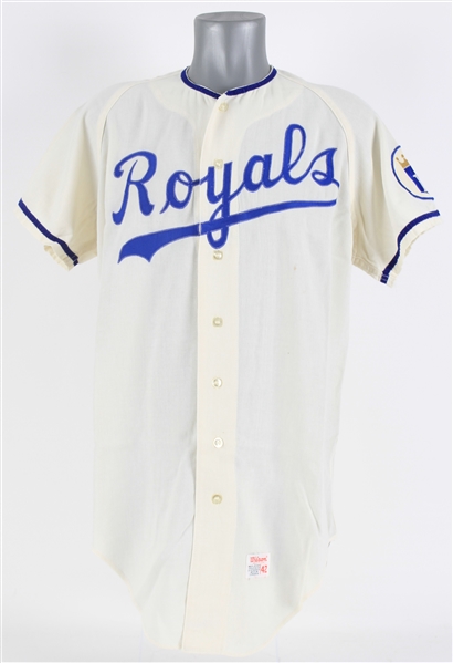 1972 Al Fitzmorris Kansas City Royals Game Worn Home Jersey (MEARS LOA)