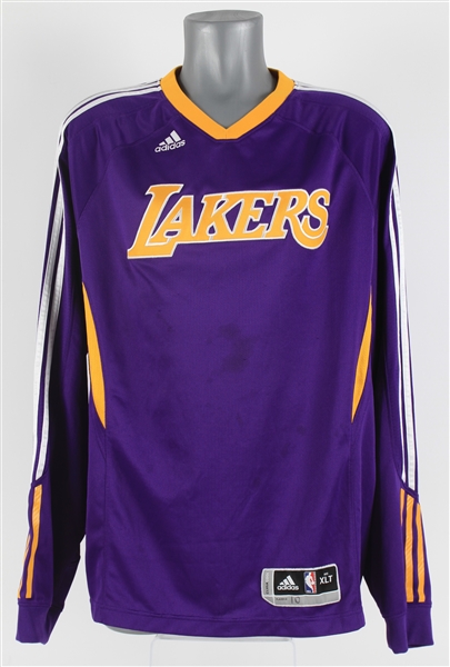 2012-13 Steve Nash Attributed Los Angeles Lakers Warm Up Shirt (MEARS LOA)