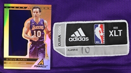 2012-13 Steve Nash Attributed Los Angeles Lakers Warm Up Shirt (MEARS LOA)