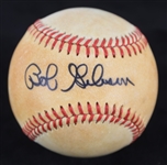 1984-86 Bob Gibson St. Louis Cardinals Signed ONL Feeney Baseball (JSA)