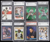 1986-2013 Manny Ramirez Cleveland Indians David Ortiz Boston Red Sox Andrew McCutchen Pittsburgh Pirates and More Slabbed Baseball Cards (Lot of 8)