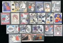 2009-2018 Ramiel Tapia Colorado Rockies Dallas Keuchel Houston Astros Micheal Taylor Washington Nationals Dee Gordon Miami Marlins Alex Reyes St Louis Cardinals & More Relic Baseball Cards (Lot of 22)