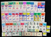 1974-91 World Series Ticket Stub Collection - Lot of 40