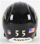 2010-16 Terrell Suggs Baltimore Ravens Professional Model Helmet (MEARS LOA)