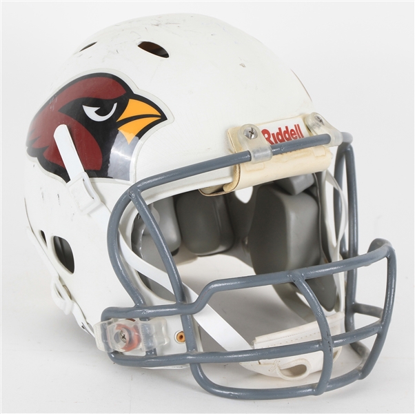 2010-15 Larry Fitzgerald Arizona Cardinals Professional Model Helmet (MEARS LOA)