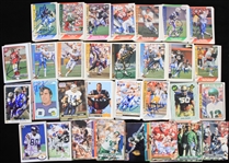 1970's-2000's Signed Football & Basketball Trading Cards - Lot of 600+ w/ Kevin Greene, Cris Carter, Manu Ginobli, Russell Westbrook & More