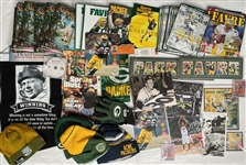 1990's-2000's Green Bay Packers Memorabilia Collection - Lot of 70 w/ Publications, Super Bowl Programs, Hardcover Books & More