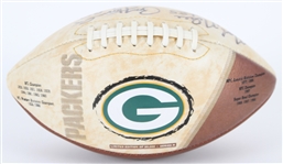 2000's Paul Hornung Max McGee Green Bay Packers Signed Football