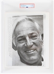 1975 Sparky Anderson Cincinnati Reds 8" x 10" Type III AP Wirephoto (PSA Slabbed)
