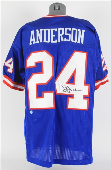 1990s Ottis Anderson New York Giants Signed Jersey (JSA)