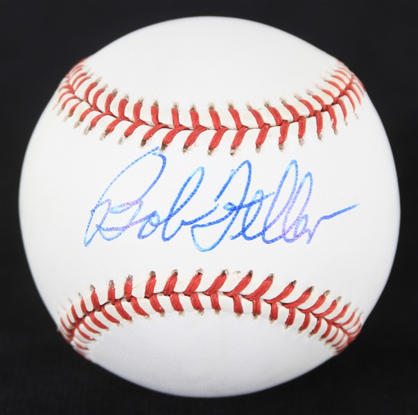 1984-1994 Bob Feller Cleveland Indians Autographed Bobby Brown ROMLB Baseball (JSA)