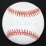 1984-1994 Don Larson New York Yankees Autographed Bobby Brown ROMLB Baseball (JSA)