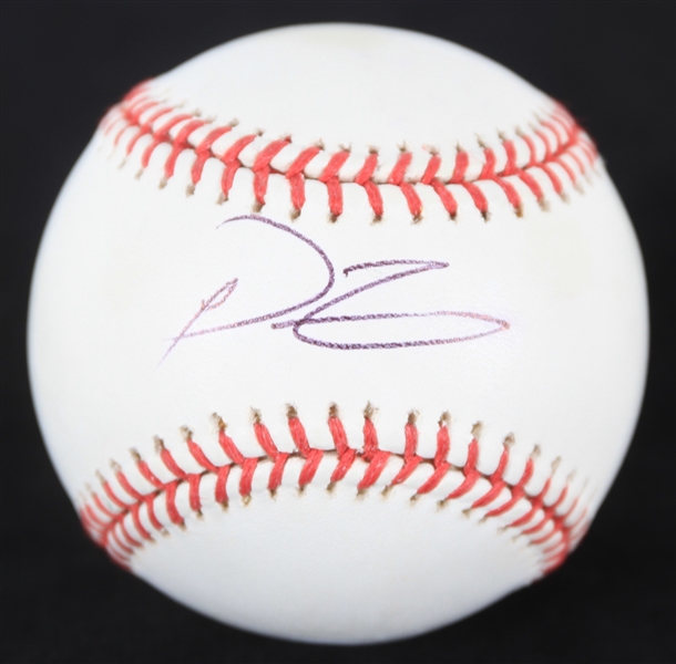 1992-2015 Prince Fielder Milwaukee Brewers Autographed Allen "Bud" Selig ROMLB Baseball (JSA)