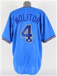 2012 Paul Molitor Milwaukee Brewers Signed Jersey *JSA*