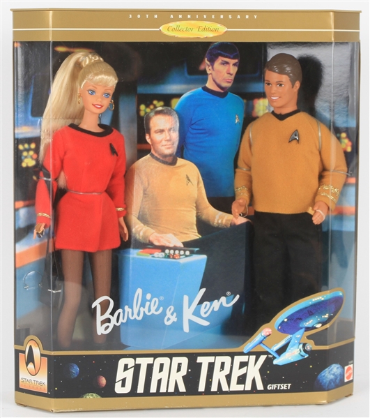 1996 Barbie & Ken MIB Star Trek 30th Anniversary Collector Edition Giftset