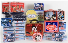 2000s-2020s Collector Tin & Lunch Box Collection - Lot of 31 w/ 2021 Topps MLB, Star Wars, South Park & More