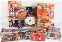 1990s-2000s Basketball Memorabilia Collection - Lot of 25+ w/ Plush Bears, Wheaties Boxes, Figures, Publications & More 
