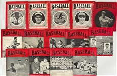 1934-65 Baseball Magazine Collection - Lot of 24