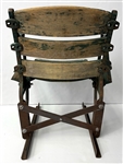 1950's-90's Milwaukee County Stadium Green Wooden Stadium Seat (MEARS LOA)