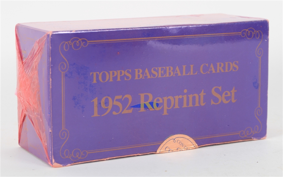 Topps Reprint Sets Lot Detail - 1952 Topps Baseball Trading Cards Factory Sealed Reprint ...