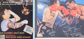 2000's Boxing Signed Glove Collection - Lot of 5 w/ Hitman Hearns, Buster Douglas, Boom Boom Mancini & More (JSA)