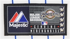 2012-2015 Jean Segura Milwaukee Brewers Autographed Pinstripe Replica Jersey and Autographed 16x20 Color Photo - Lot of 2 (JSA)