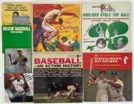 1960s-70s Baseball Basketball Record Album Collection - Lot of 8 w/ 2 Signed Including Bob Gibson & John Havlicek (JSA)