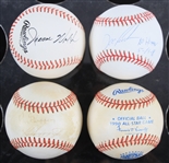 1989-2000s Signed Baseball Collection - Lot of 3 w/ Ken Griffey Sr./Jr., Doc Gooden No Hitter Inscribed, & More + Unsigned 1990 Wrigley Field All Star Game Ball (JSA)