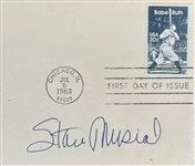 1950's-70's Stan Musial St. Louis Cardinals Memorabilia Collection - Lot of 39 w/ Publications, Photos, Advertisements, Signed First Day of Issue Envelope & More (JSA)