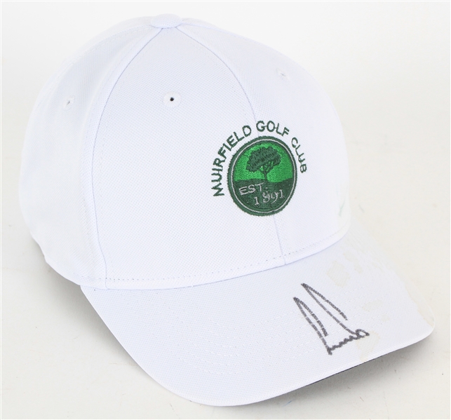 2002 Ernie Els Open Championship Winner Signed Muirfield Golf Club Cap (JSA)