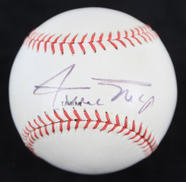 1980s Willie Mays San Francisco Giants Signed Baseball (JSA)