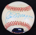 1985 Joe DiMaggio New York Yankees Signed OAL MacPhail Painted Baseball (JSA)