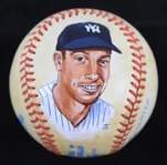 1985 Joe DiMaggio New York Yankees Signed OAL MacPhail Painted Baseball (JSA)