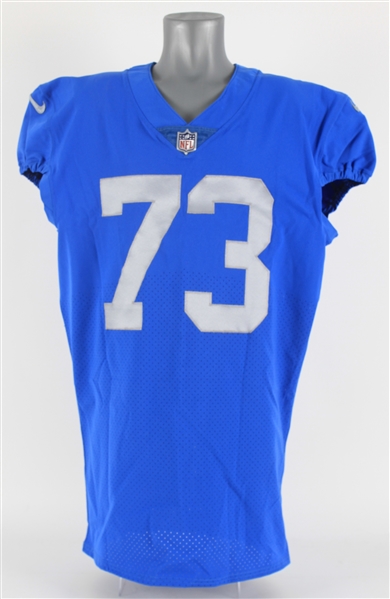 2017 Greg Robinson Detroit Lions Alternate Throwback Jersey (MEARS LOA)
