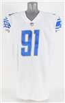 2018 AShawn Robinson Detroit Lions Road Jersey (MEARS LOA)