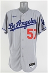 2021 Jake Reed Los Angeles Dodgers Road Jersey (MEARS LOA/MLB Hologram)
