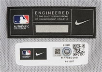2021 Jake Reed Los Angeles Dodgers Road Jersey (MEARS LOA/MLB Hologram)