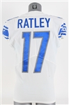 2021 Damion Ratley Detroit Lions Preseason Jersey (MEARS LOA)