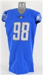 2020 John Penisini Detroit Lions Alternate Throwback Jersey (MEARS LOA)