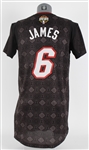 2013-14 LeBron James Miami Heat Game Issued Latin Nights Alternate Jersey (MEARS A5)