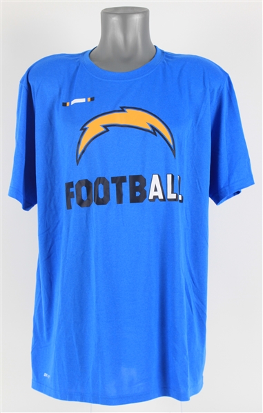 2017 Kellen Clemens Los Angeles Chargers Practice Shirt (MEARS LOA)