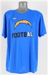 2017 Kellen Clemens Los Angeles Chargers Practice Shirt (MEARS LOA)