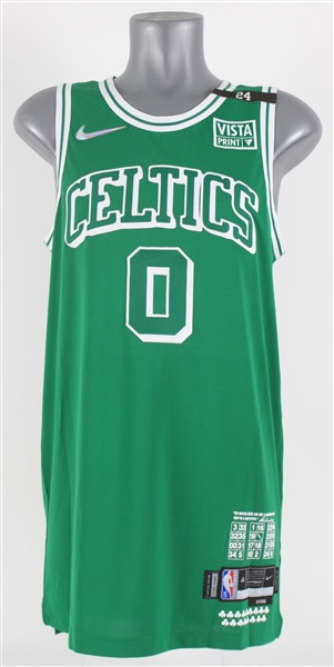 2022 Jayson Tatum Boston Celtics Game Issued City Edition Jersey (MEARS A5)